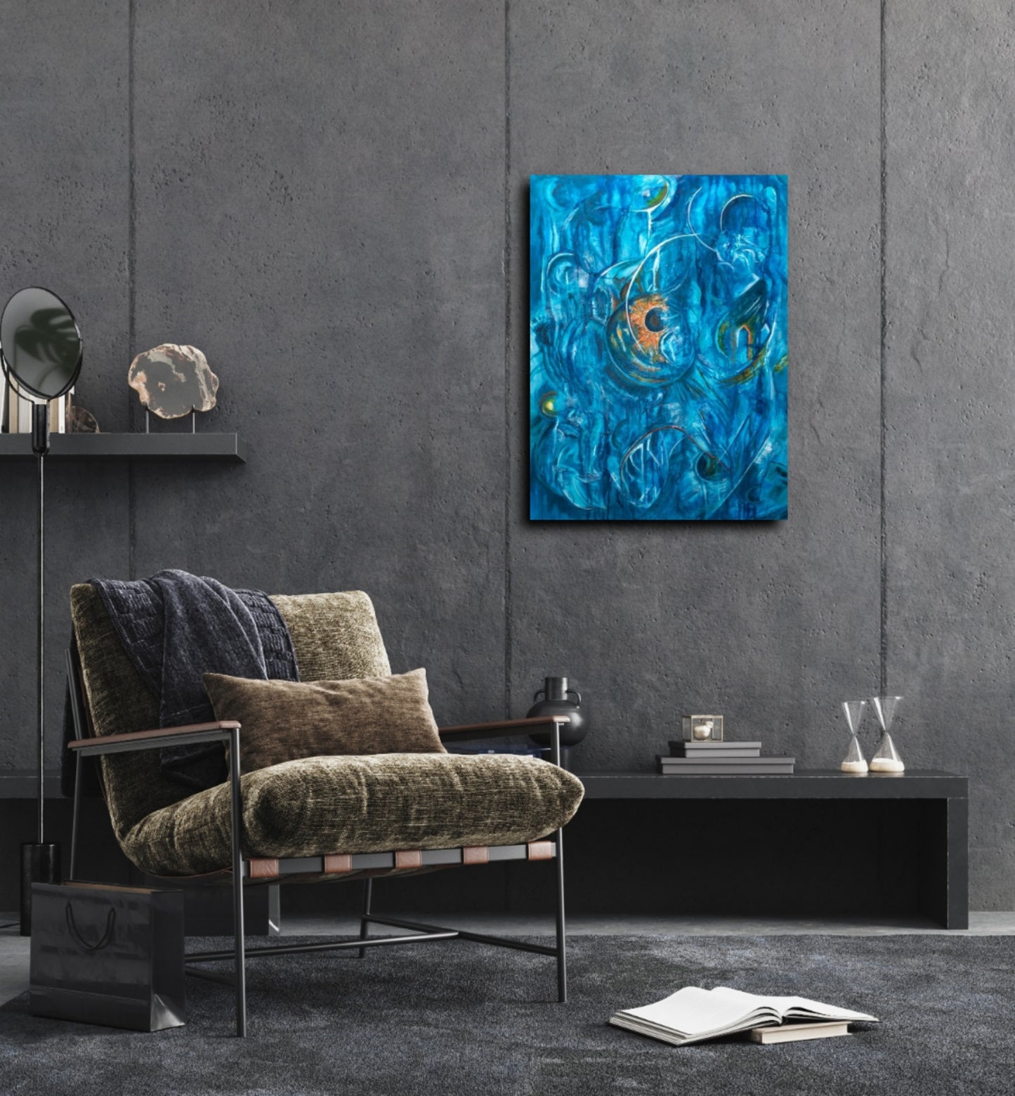The Light Finds a Way Through - Fine Art Print on Canvas