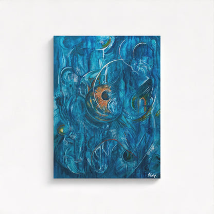 The Light Finds a Way Through - Fine Art Print on Canvas