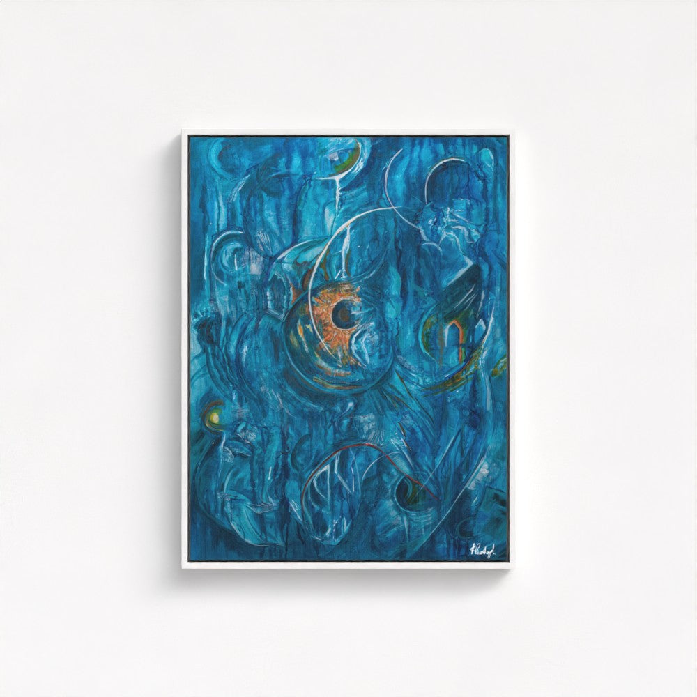 The Light Finds a Way Through - Fine Art Print on Canvas