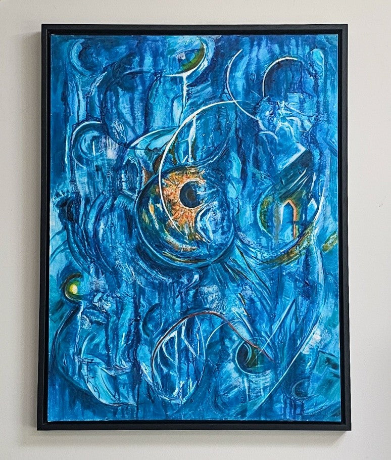 The Light Finds A Way Through - Original Painting by Alison Boothroyd