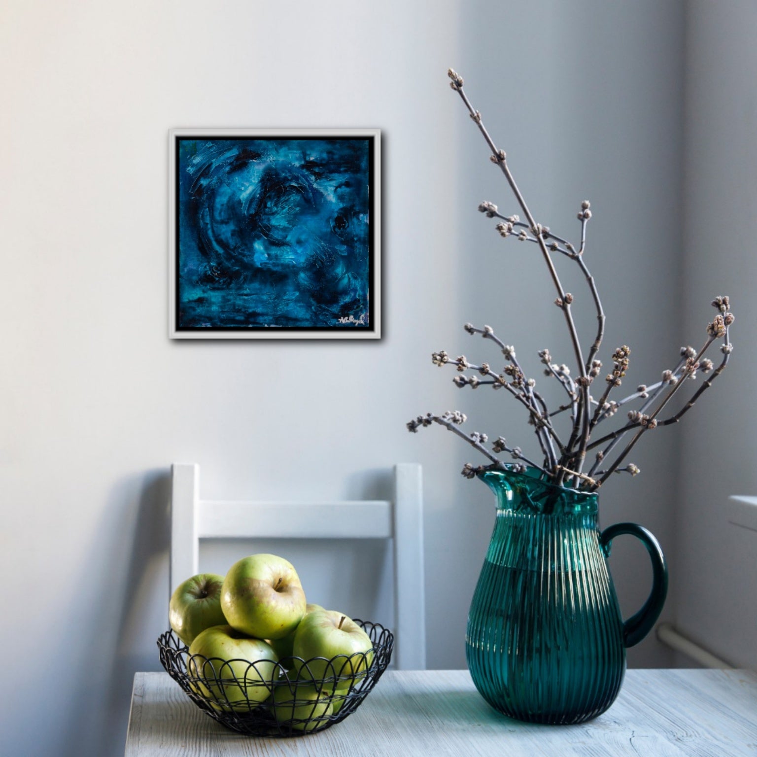 Expressive abstract painting, Alison Boothroyd