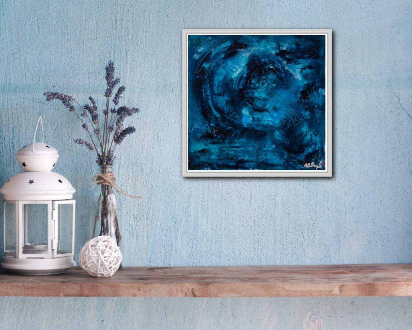 Expressive abstract painting, Alison Boothroyd