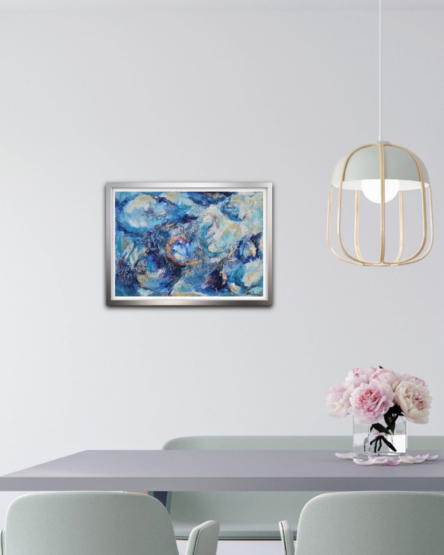 Atmospheric Abstract Painting, Alison Boothroyd