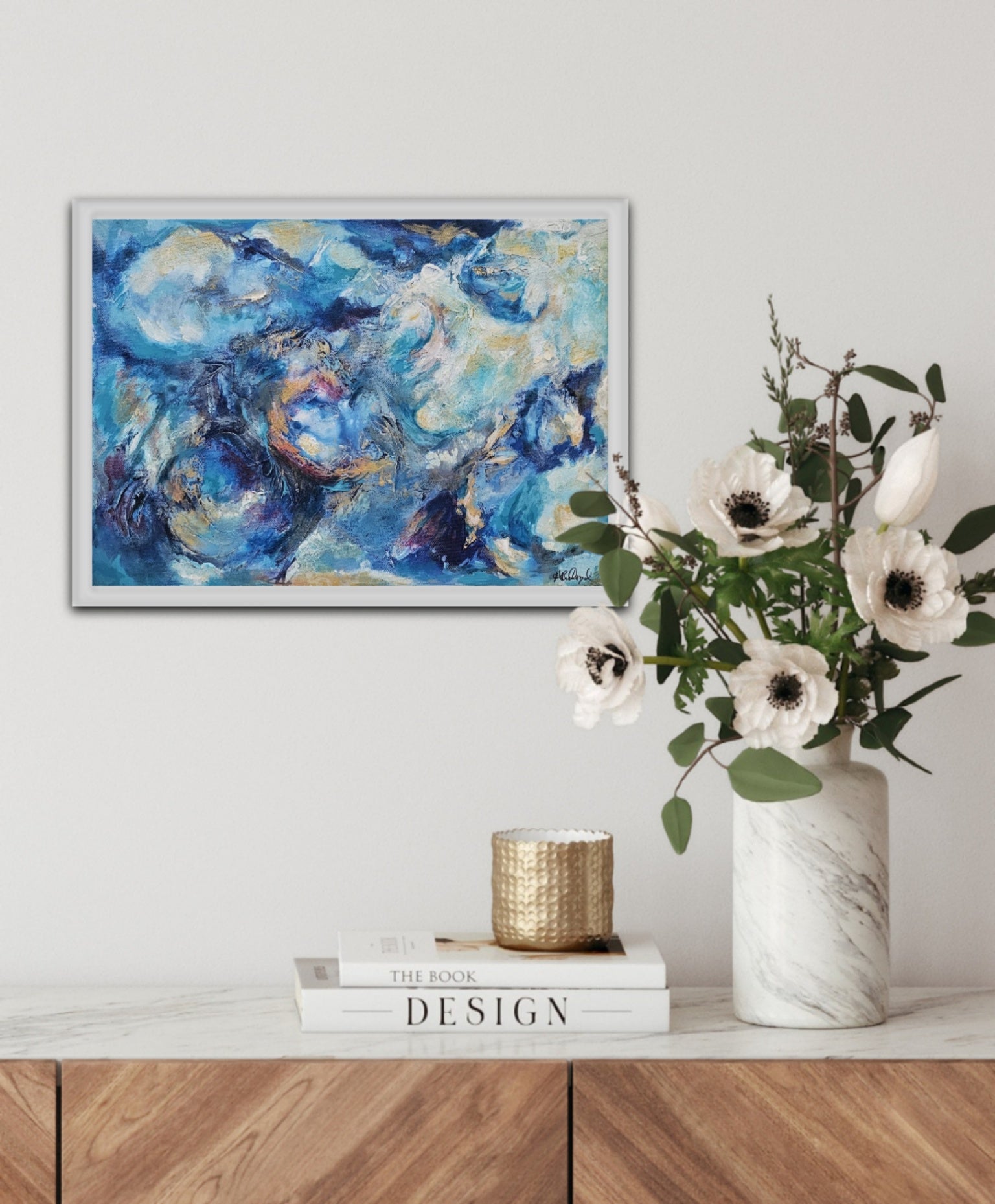 Atmospheric Abstract Painting, Alison Boothroyd