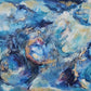 Textured abstract painting “Visions of an Ethereal Realm” by Alison Boothroyd — soft blues, muted golds, and misty greys inspired by shifting skies, evoking calm and quiet wonder.