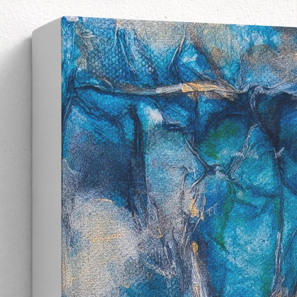 Rhythms of Water and Stone - Fine Art Print on Canvas